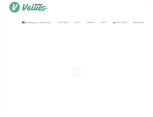 Tablet Screenshot of hockeyvalues.com